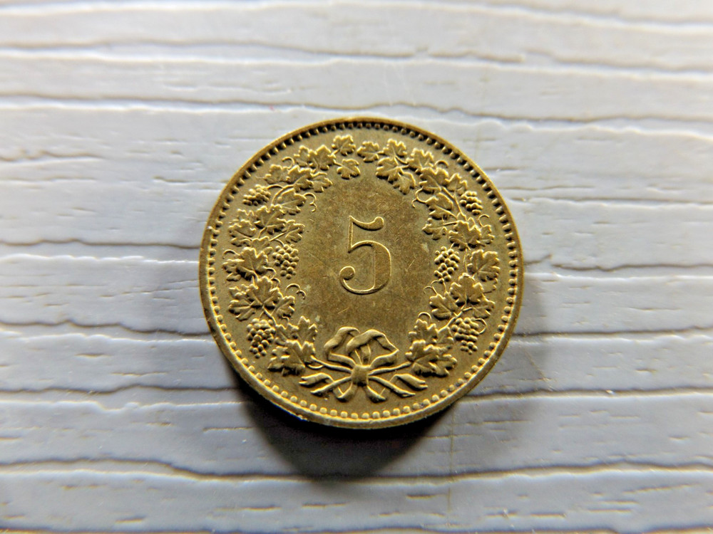 Switzerland 1985 5 Rappen