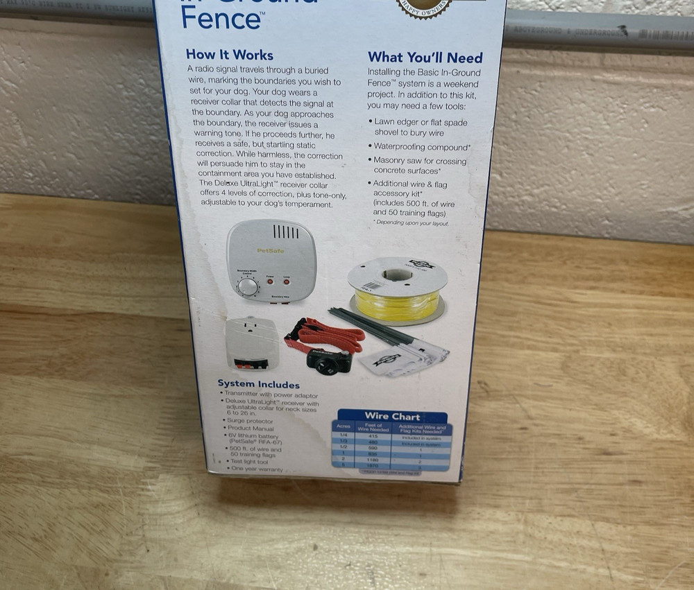Basic In-ground Pet Fence NO WIRE