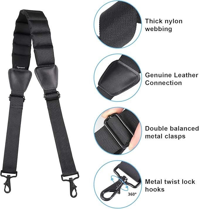 Shoulder Strap,59”Luggage Shoulder Strap,Universal Bag Strap Replacement for Bri