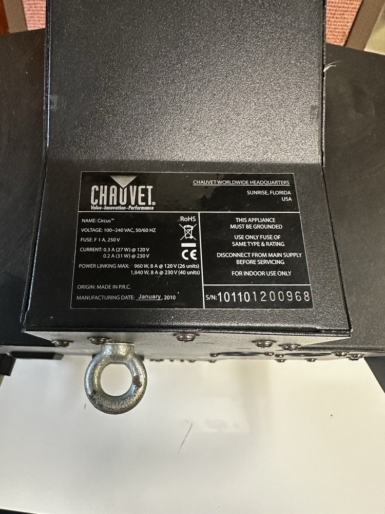Chauvet Circus 2.0 IRC with SMD/LED Strobe Effect Light