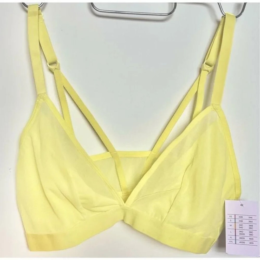 Women's Unlined Bralette pullover LIme Green- Auden S