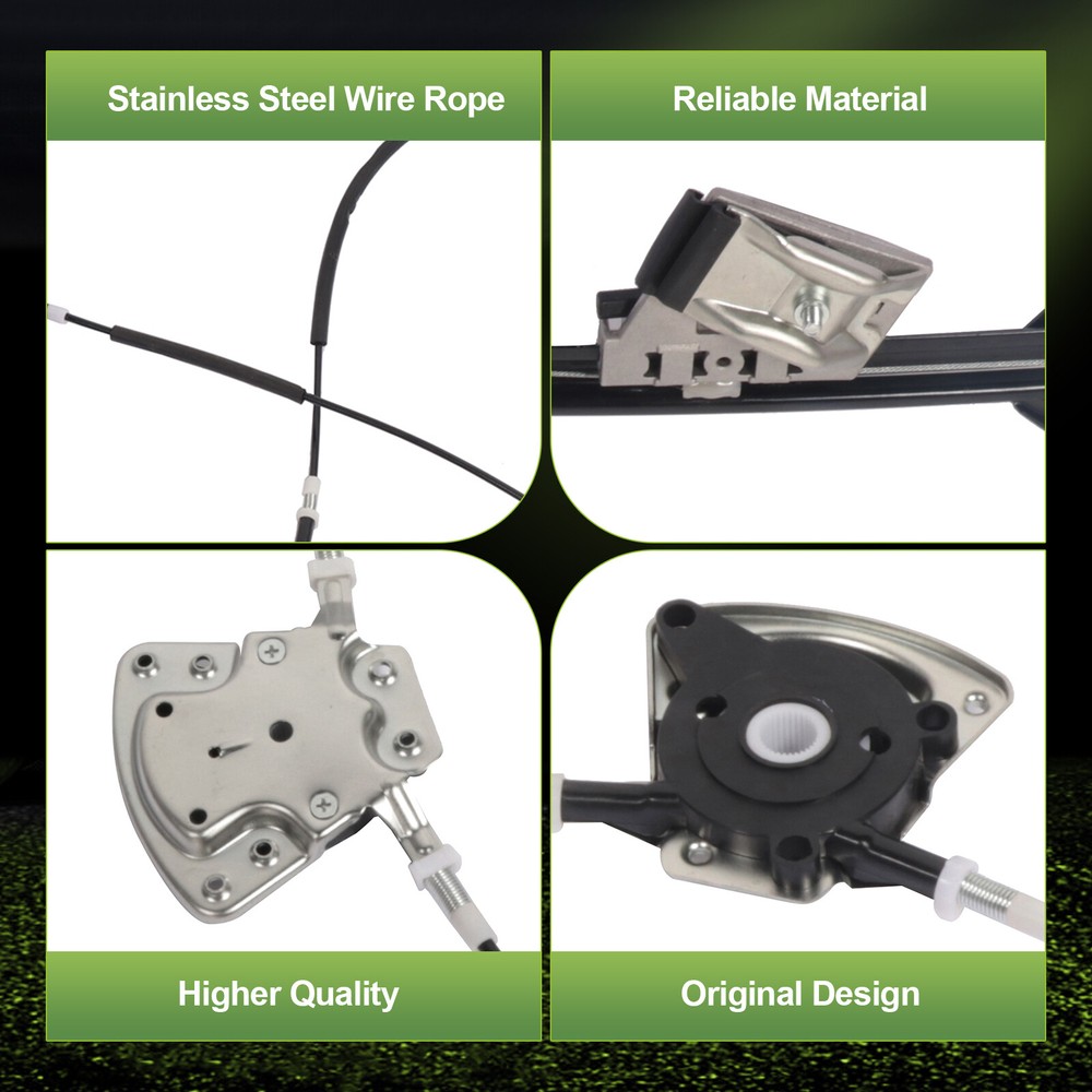 For 1997-2004 Porsche Boxster Window Regulator Front Left without Motor