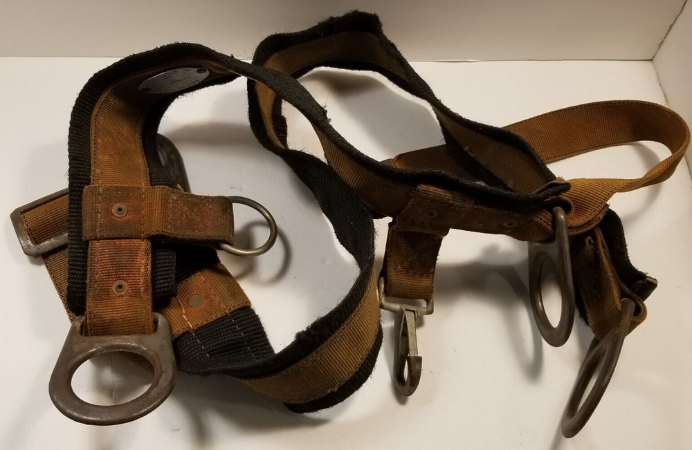 Vintage Klein Model 5484 Climber's Safety Belt Medium