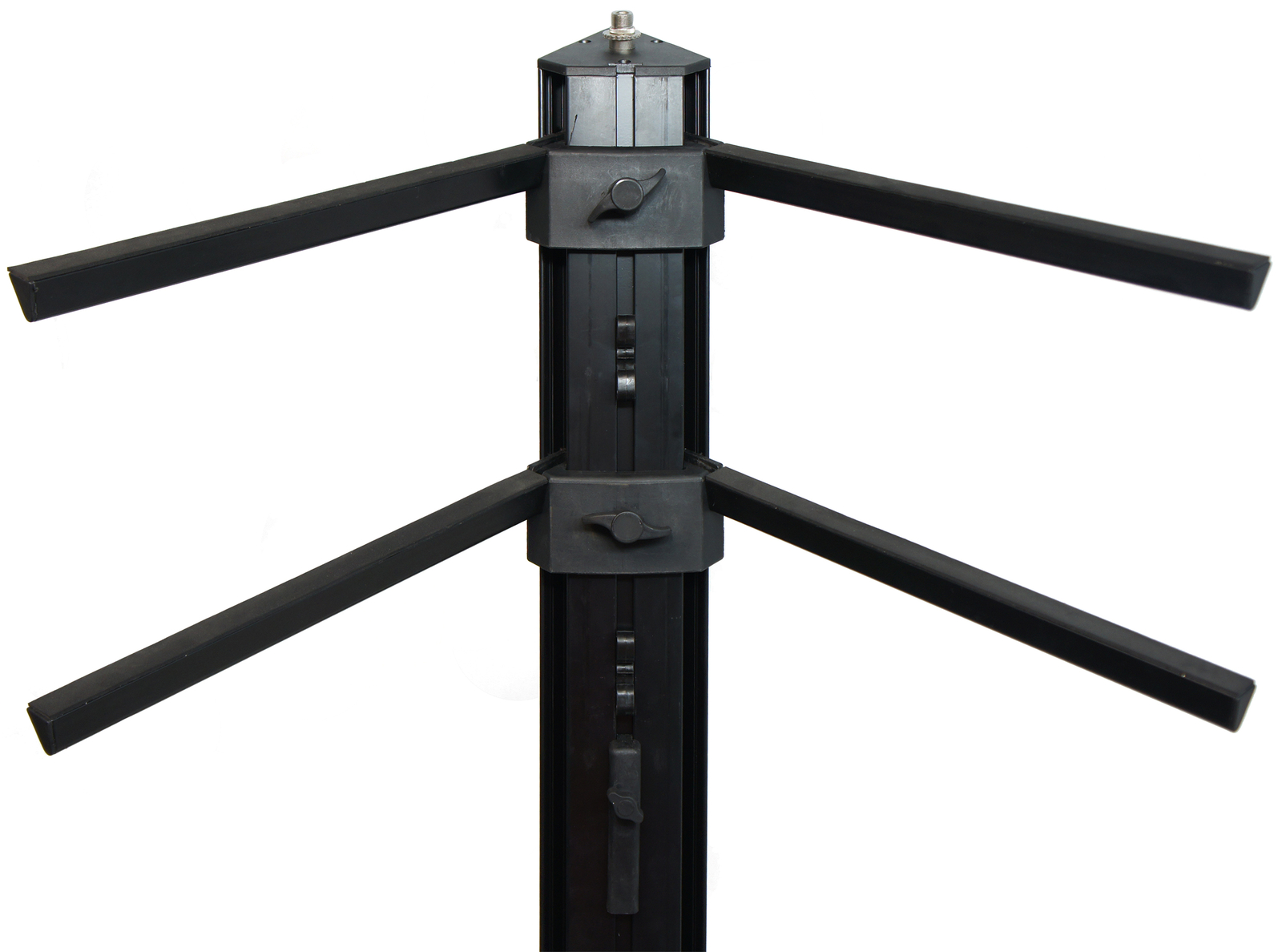 Harmony Audio HA-KEYSTAND Pro 2-Tier Column Keyboard Stand 5/8" Mic Mount New