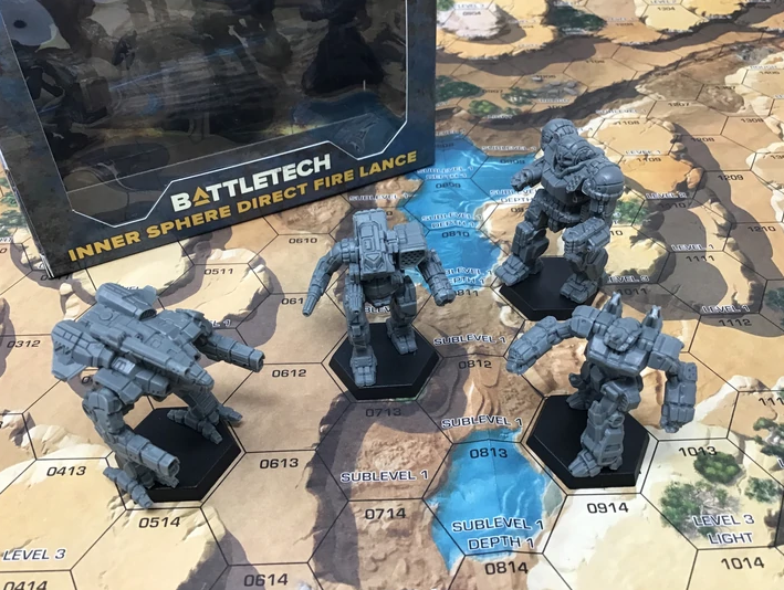 Battletech Inner Sphere Direct Fire Lance Mech Pack Catalyst Marauder Atlas + 2