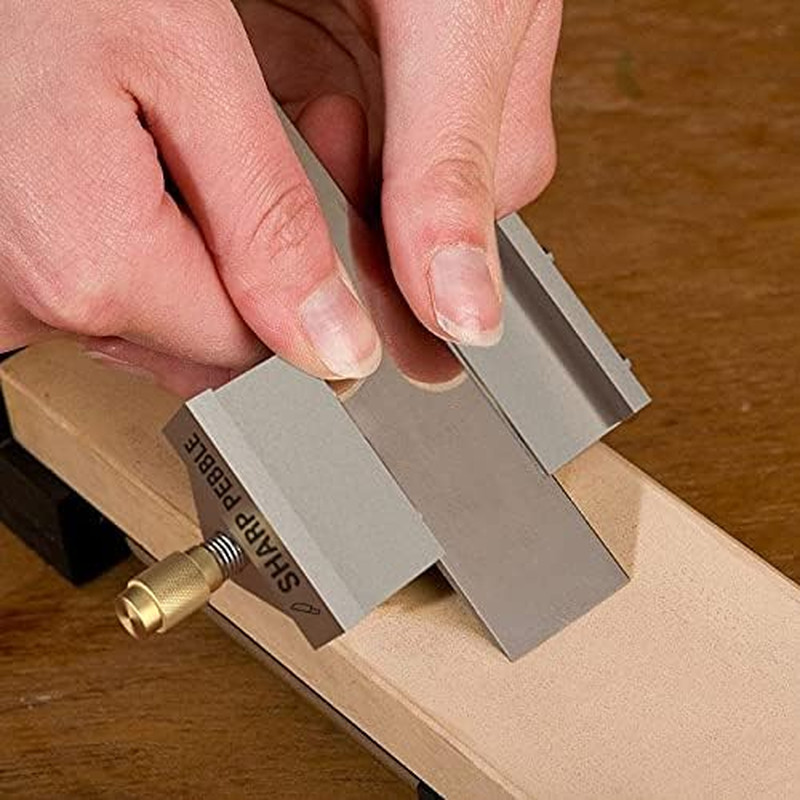 Sharp Pebble Honing Guide - Chisel & Plane Sharpening Jig - Fits Chisels 0.25' t