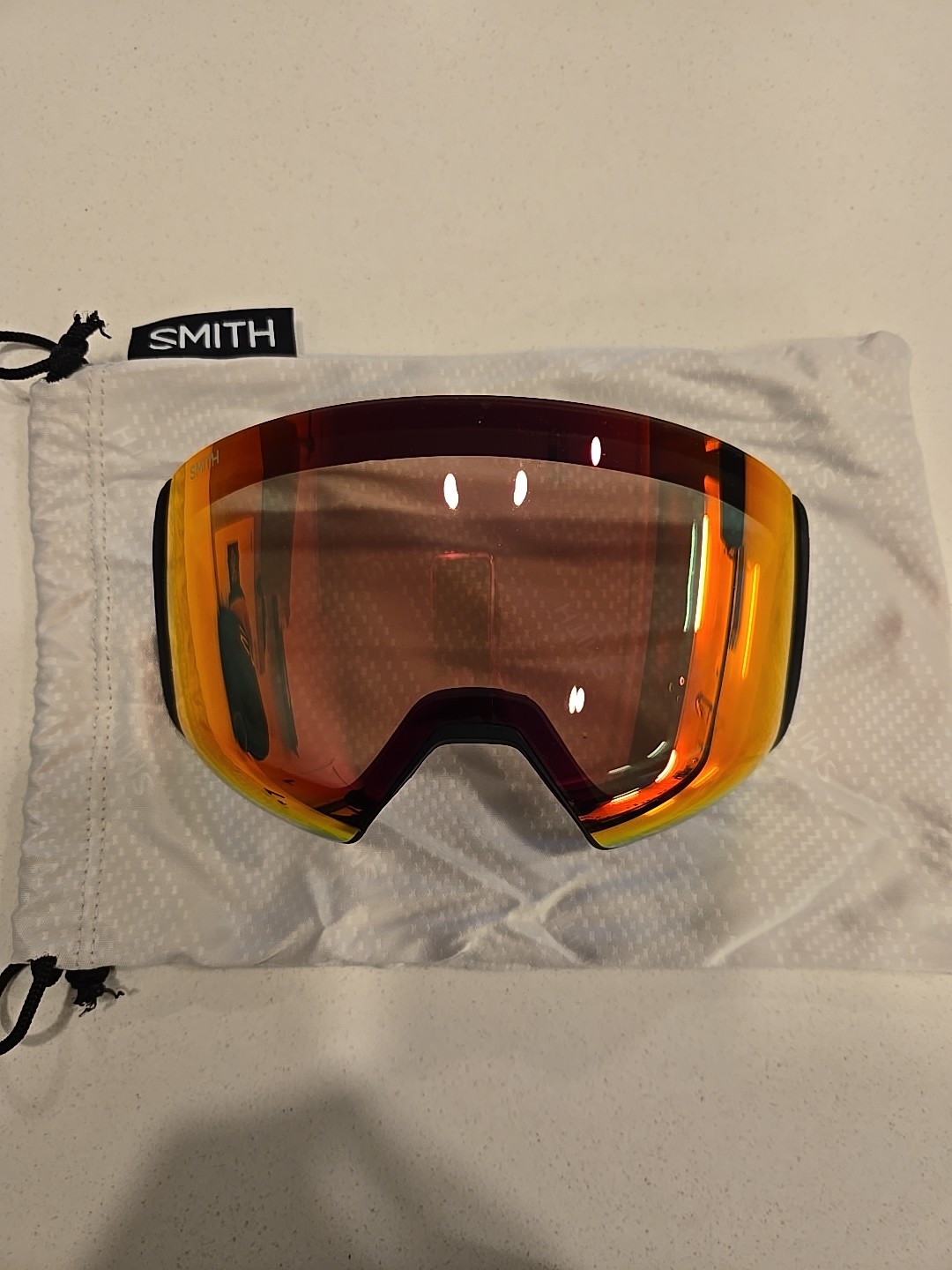 New Smith 4D Mag Chromapop Photochromic Red Mirror Replacement Lens Goggle Bag