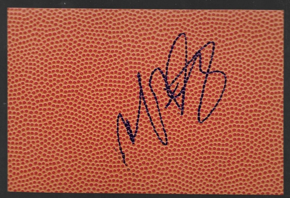 Michael Finley autograph signed index card