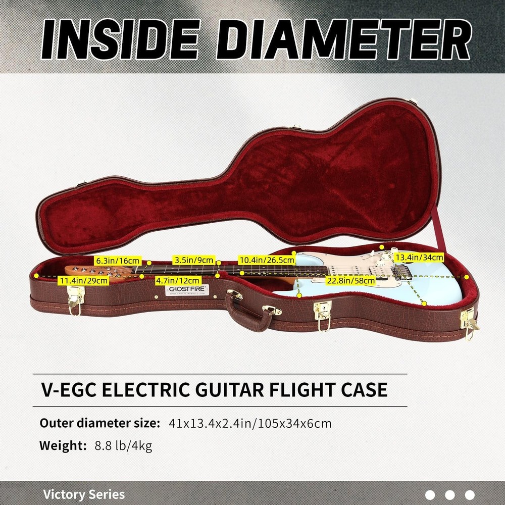 Hard-Shell Cases Electric Guitars Case Super thick fit ST