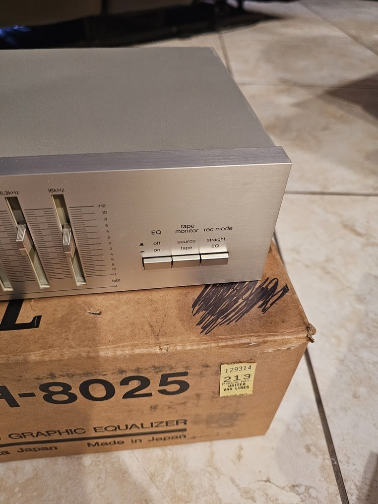 Technics SH-8025 Dual 7‑Band Stereo Graphic Equalizer