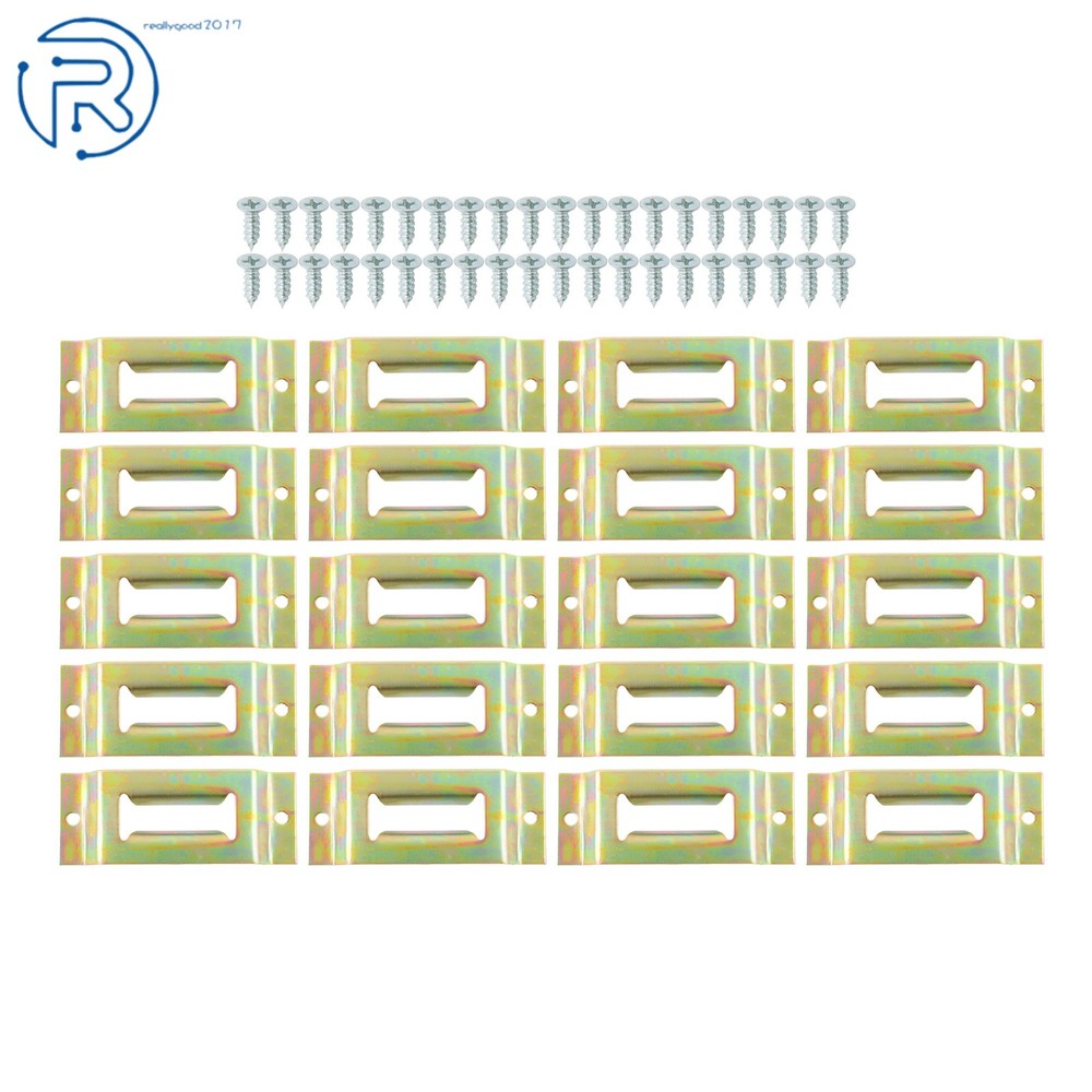 For Trailers Trucks Enclosed E Track Tie Down Secure Cargo Single Slots 20 Pack