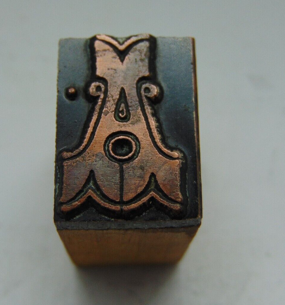 Printing Letterpress Printers Block Letter A