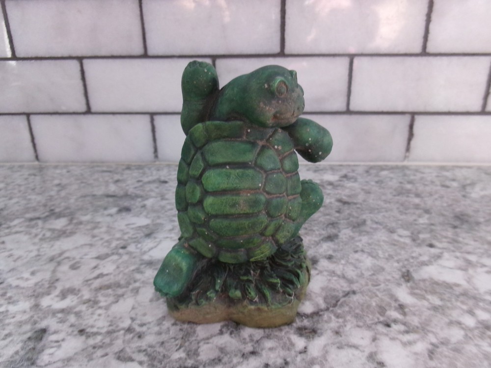 Turtle Figurine's, Book-Ends, Vintage, Pottery, Rustic,