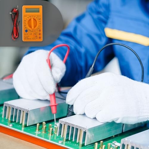 -830D Digital Multimeter with Buzzer Portable 3 1/2 LCD Display Tester for