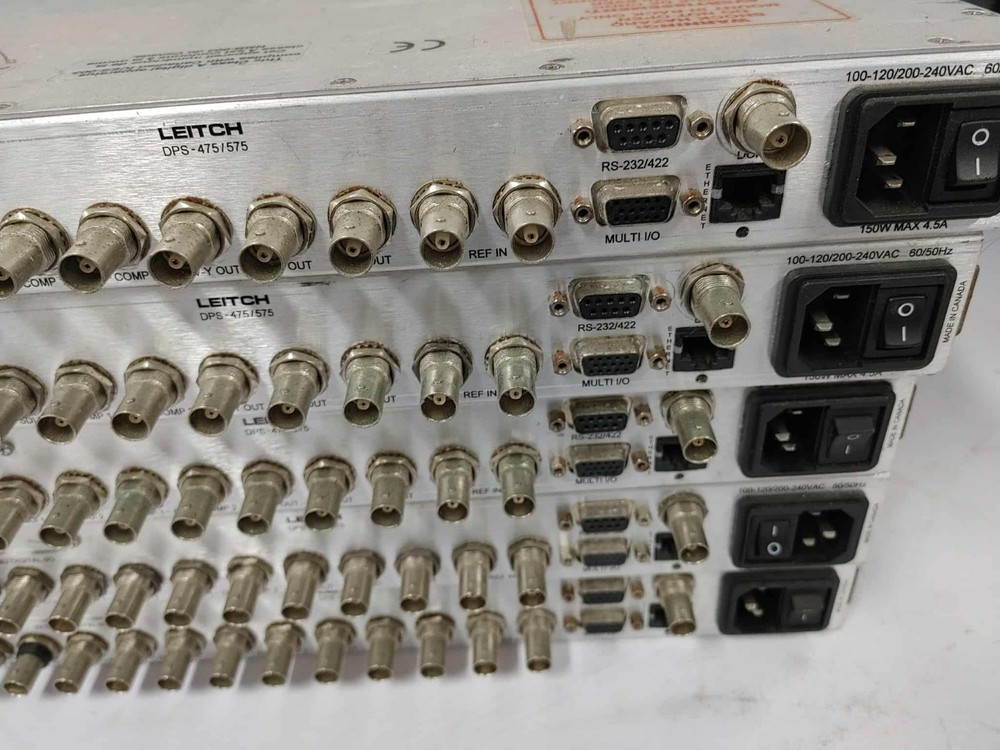 LEITCH DPS-575 9 DIGITAL MULTI CHANNEL PROCESSING SDI SYNCHRONIZER w PAL Option