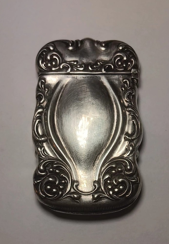Antique Victorian Sterling Silver Vesta Match Case