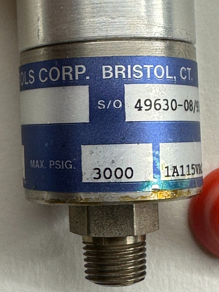 WHITMAN CONTROLS CORP J205V-1S-F12M-X Pressure Switch