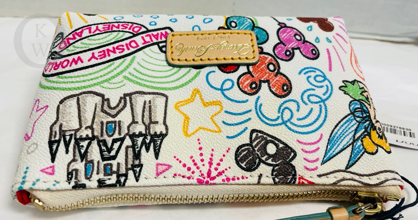 NEW*Dooney & Bourke*Disney Parks*Sketch*Cosmetic/Utility Bag*21143L S167B