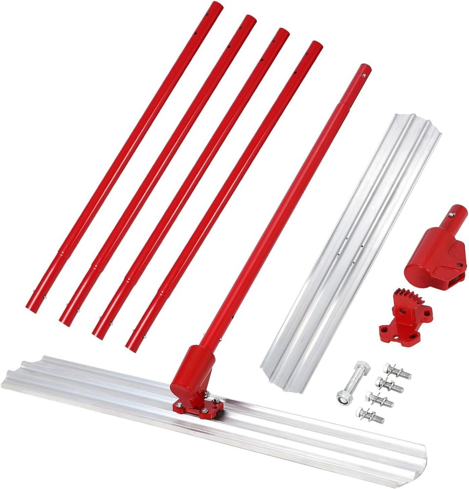 Bull Float Concrete Float Tool 48x8 in Concrete Tool Trowel Handle & Bracket US