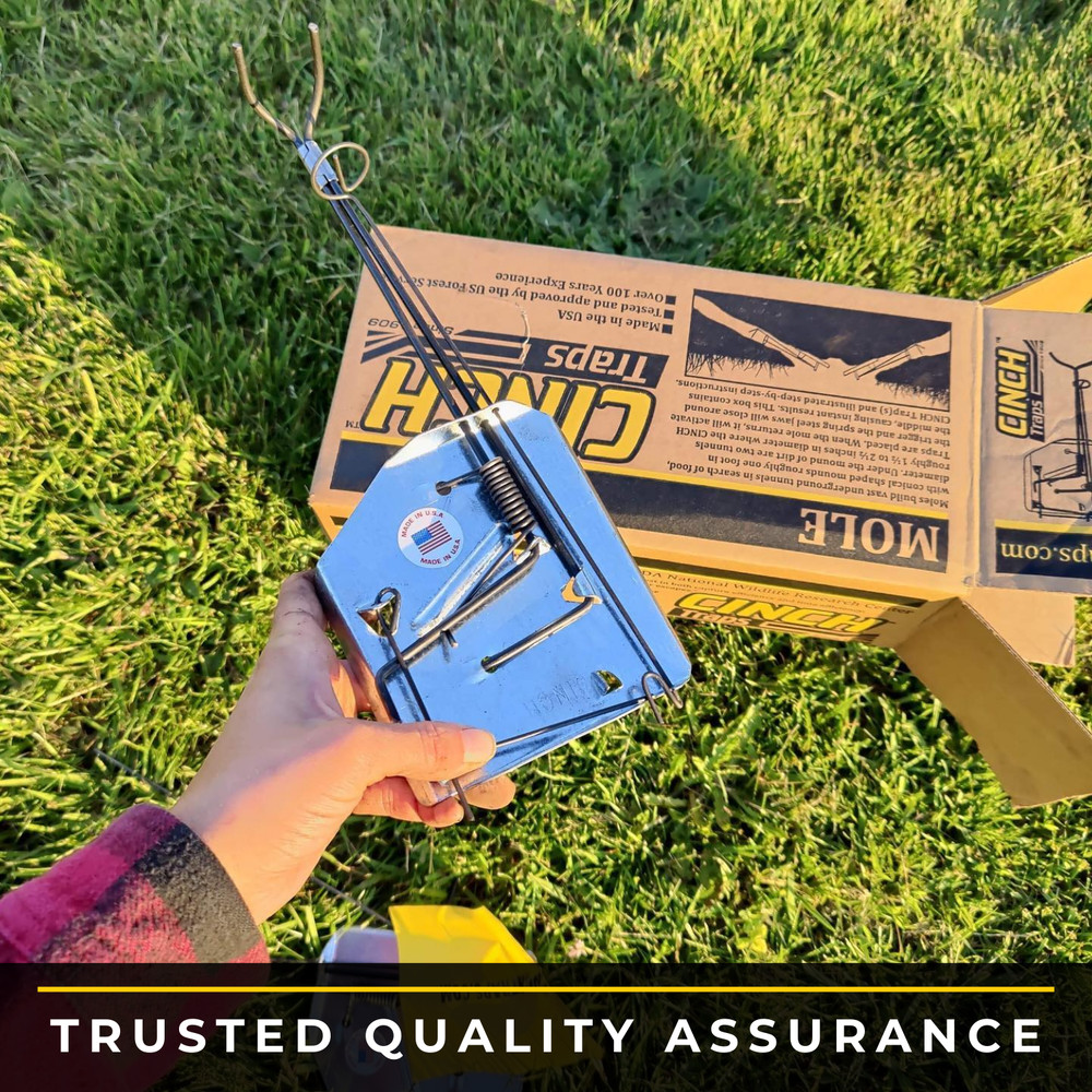 3 medium gopher traps : Professional-Grade, Heavy-Duty Reusable Trap System