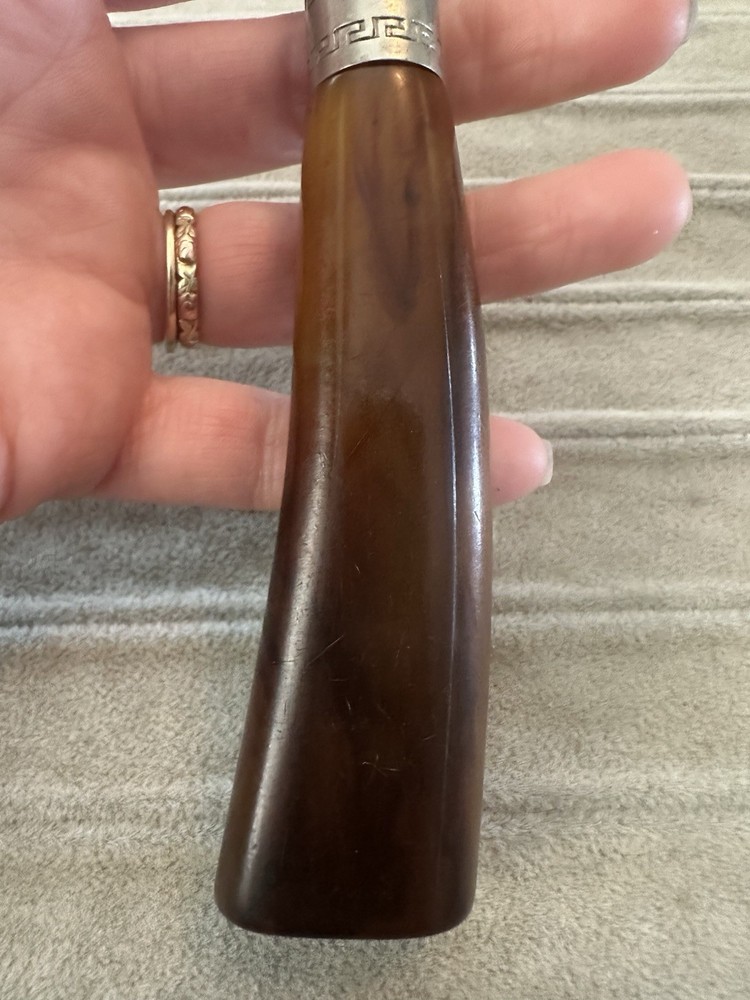 Vtg Stainless Steel Serving Fork W/ Bakelite Handle