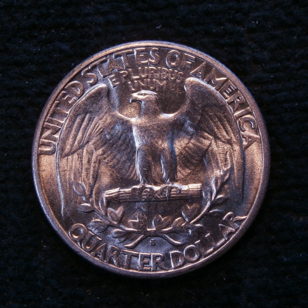 1940-S WASHINGTON QUARTER silver BU
