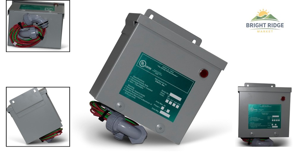 3 Outlet Surge Protection for 200 AMP Systems with Light Indicator Functionality