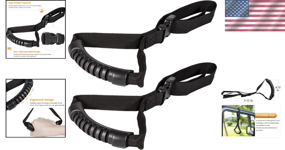 Auto Cane Grab Bar - Ergonomic Portable Standing Aid for Ultimate Mobility