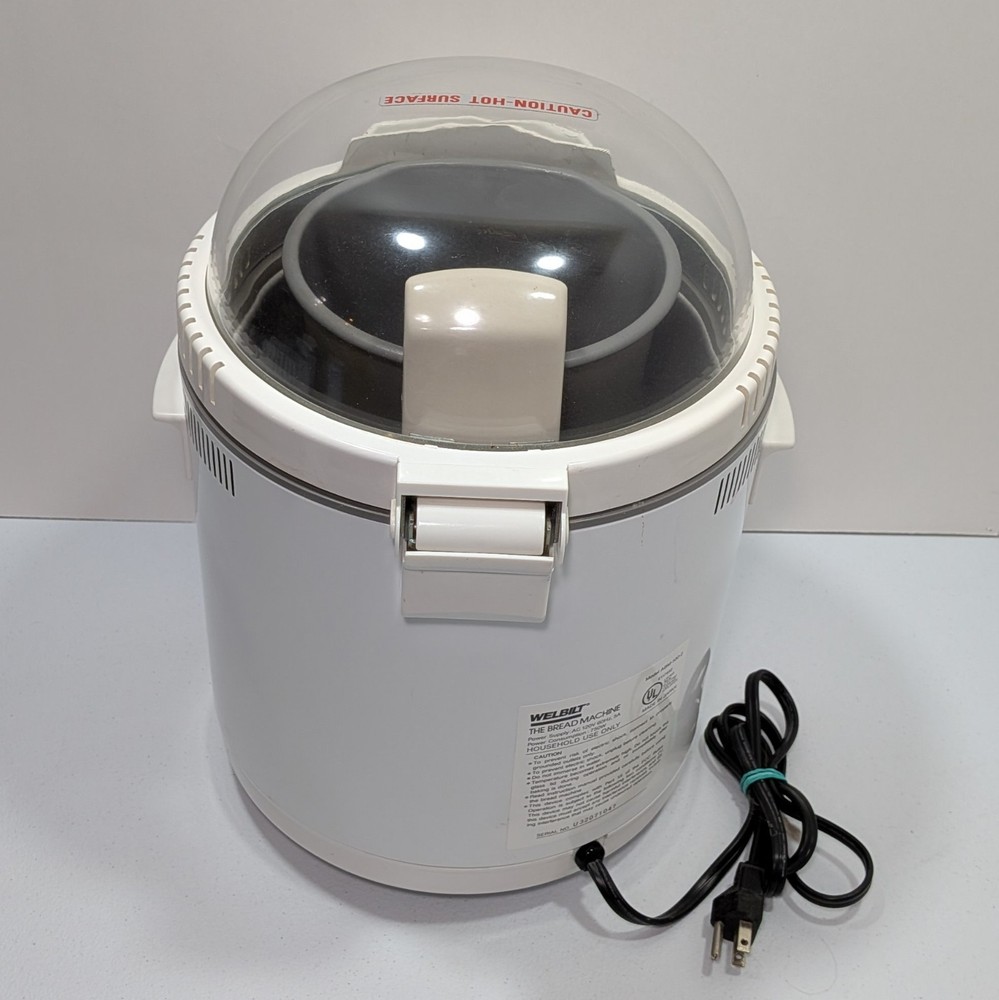 Welbilt The Bread Machine Model ABM-100-2 Bread Maker w/ Recipe Book Tested