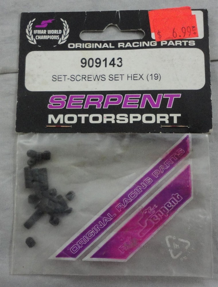 Serpent Racing Vector Hex-Drive Set Screw Set SER909143