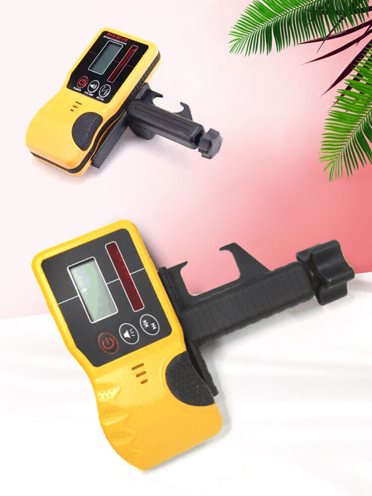 Universal Red Beam Rotary Laser Receiver Dual Display Detecto
