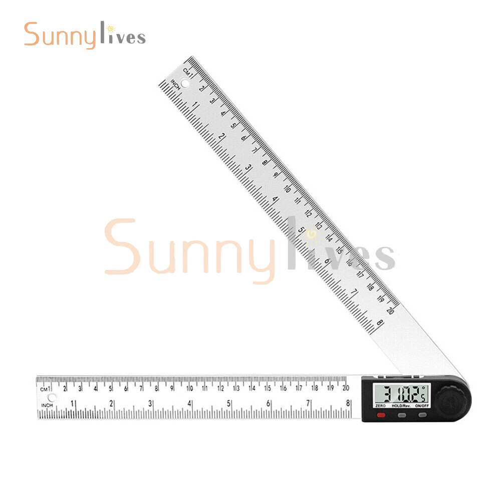 Digital Protractor Angle Ruler Finder Meter 0-360° Goniometer Measuring Tool