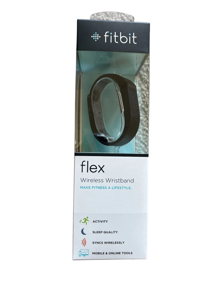 Fitbit Flex Smartwatch Wireless Wristband Bracelet Activity Tracker Black