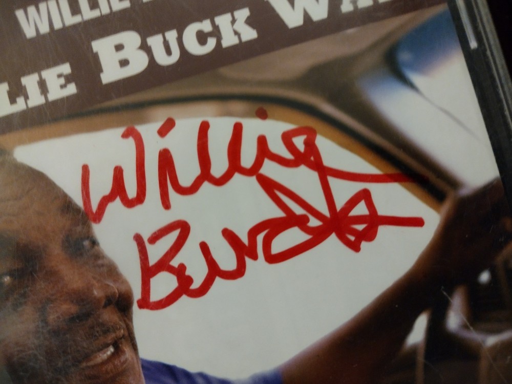 Willie Buck Signed 2 CD Lot Chicago Blues