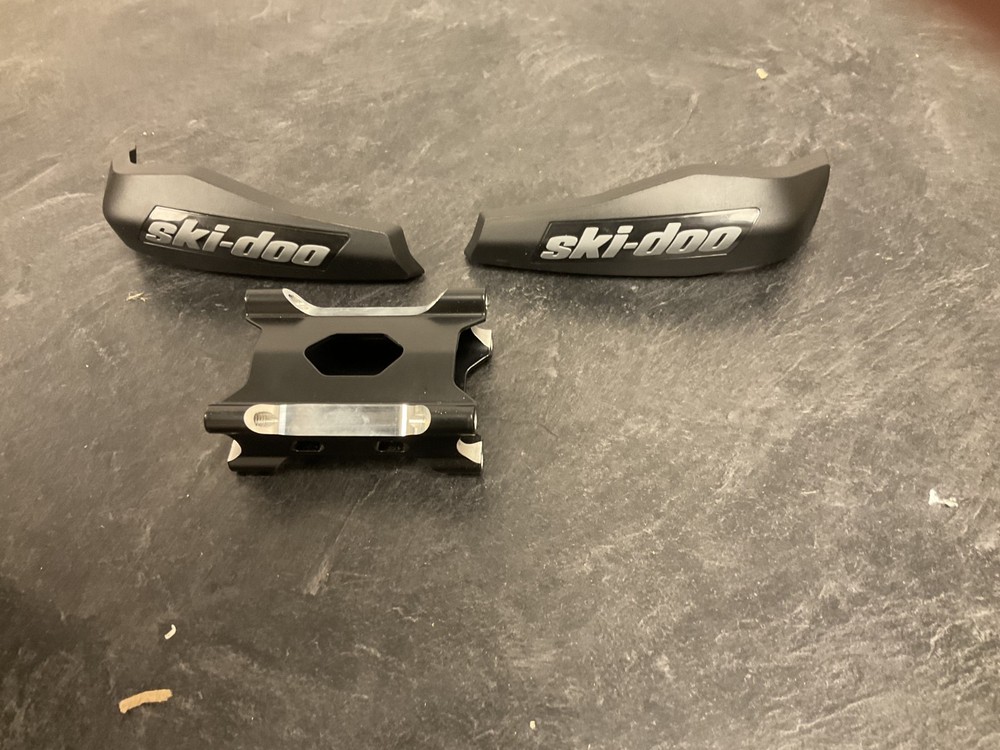 SKI DOO EXTENSION RISER KIT 120MM PART # 860201427 TAKE OFF PART+ HANDGUARDS