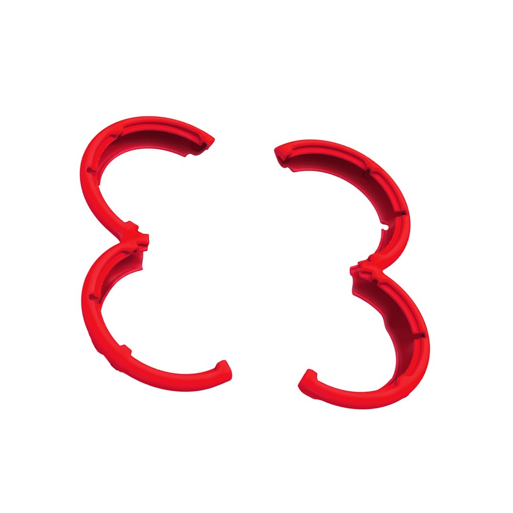 2x Red Lightweight Propeller Guard Anti-Collision Protector For DJI NEO Drone,