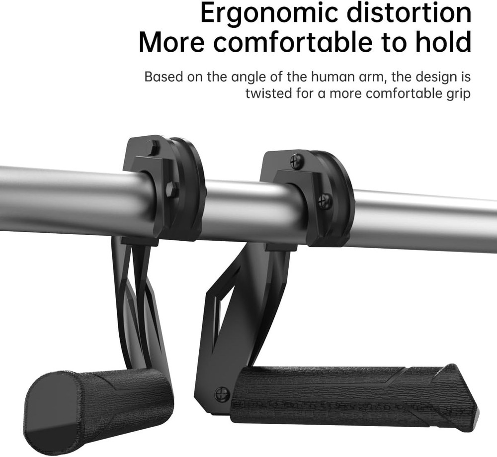 Neutral Grip Handle Attachment Pull-up Bars Barbells & Resistance Bands