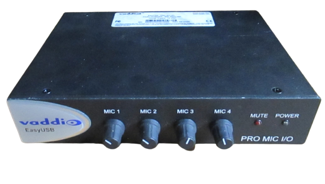 Vaddio EasyUSB - Pro Mic I/O 998-8520-000 Professional 4 Microphone Interface