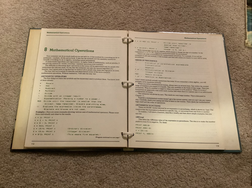 1983 How To Program Your IBM PC Basic For Beginners Book