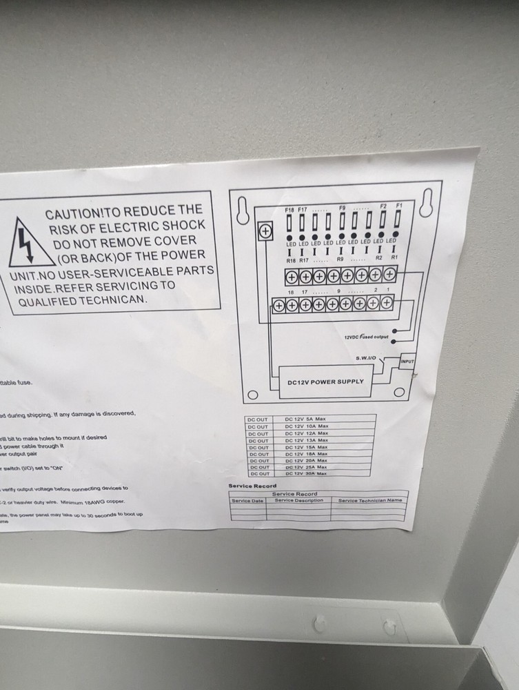 Professional Surveillance Power Supply Distribution Box
