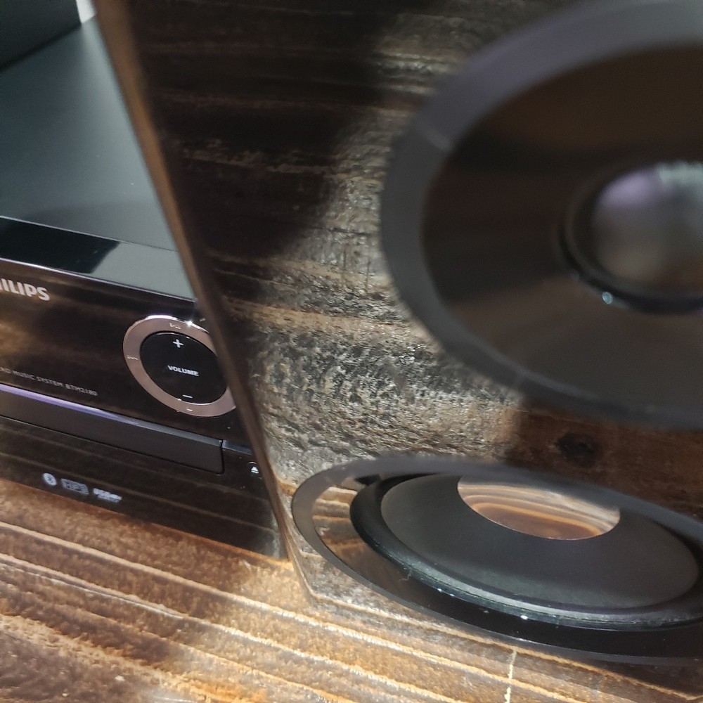 Philips BTM2180 Micro Music System Bluetooth CD MP3 USB Tested