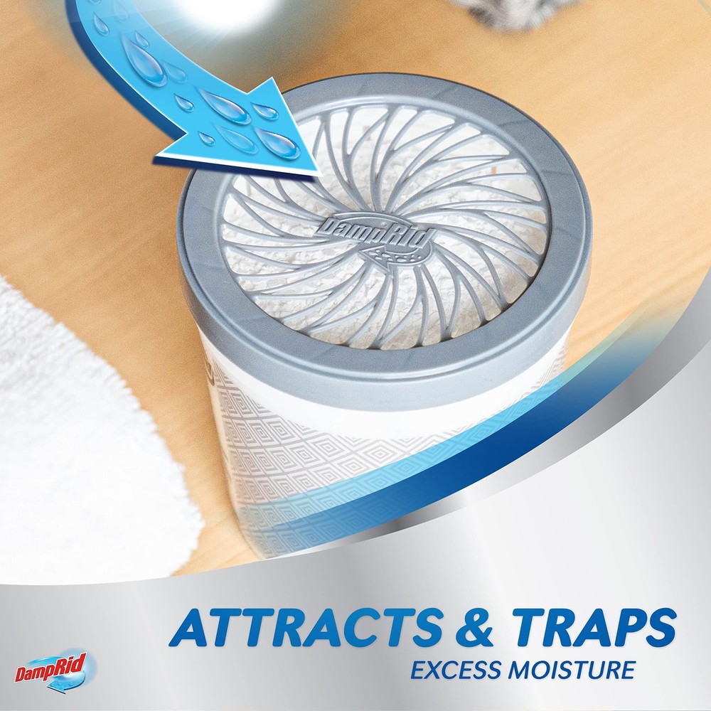 DampRid 11oz 6-Pack Fresh Scent Refillable Moisture Absorber - Odor Eliminator