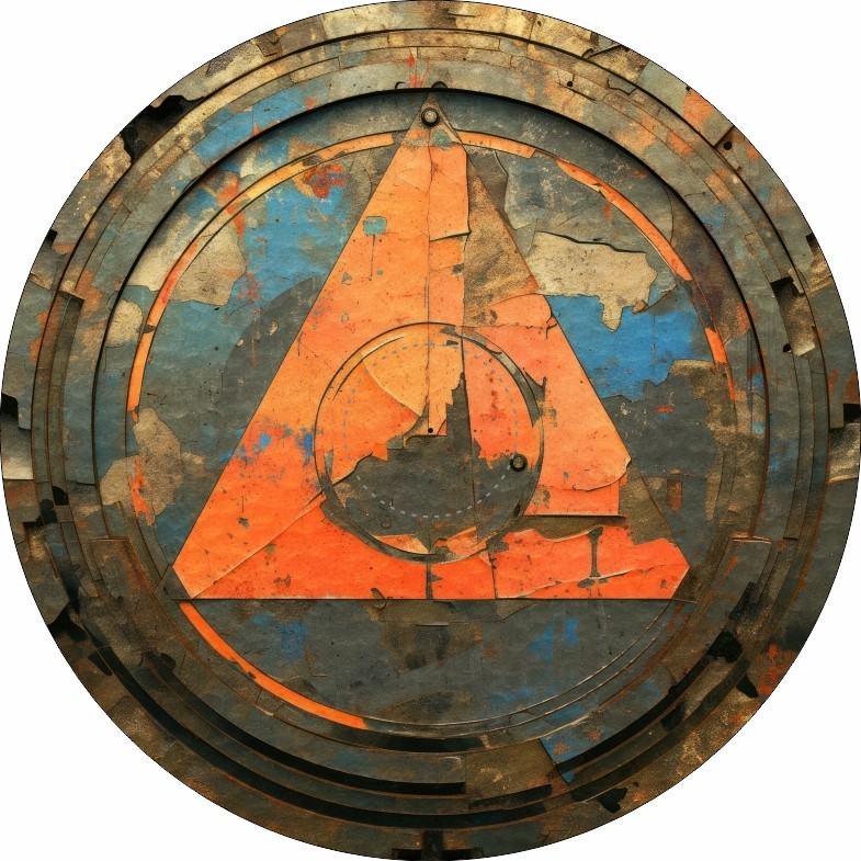 Objective Markers Set - 7.57" - Warning - Compatible w/ Warhammer 40K