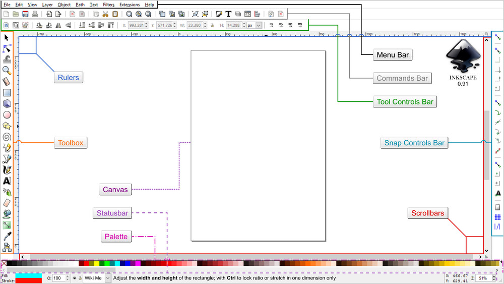 Inkscape Pro Illustrator - Vector Graphic Design Software for Windows USB or DVD