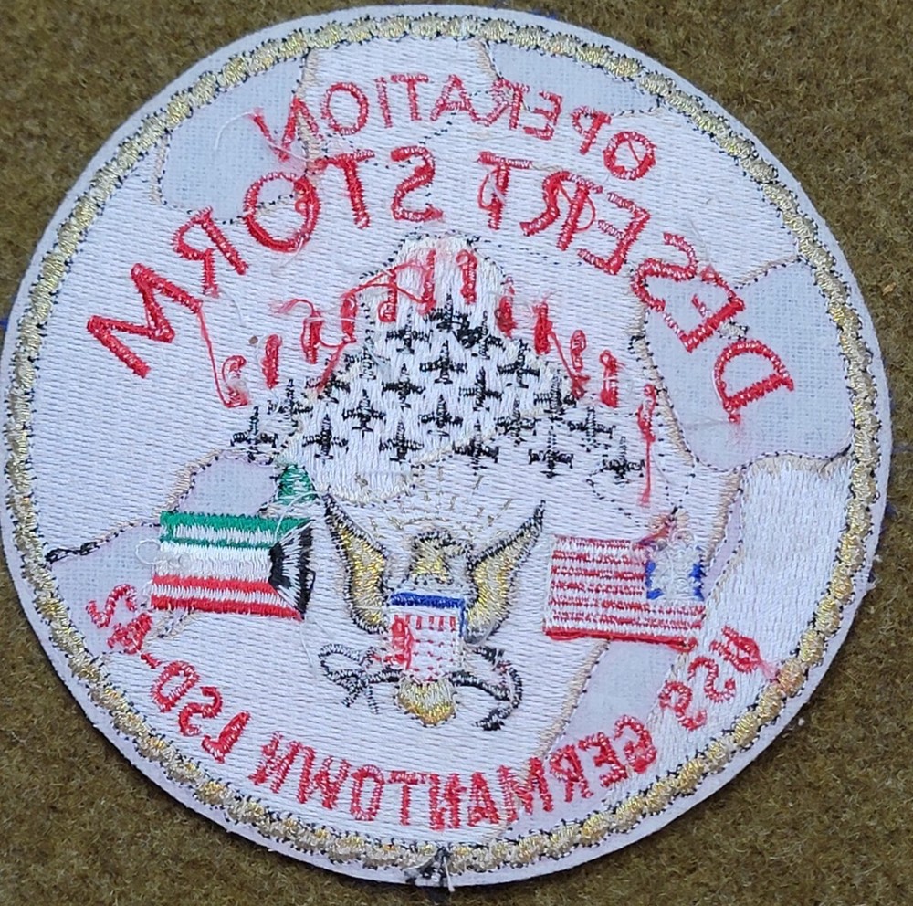 USS Germantown LSD 42 Operation Desert Storm U S Navy Jacket Patch