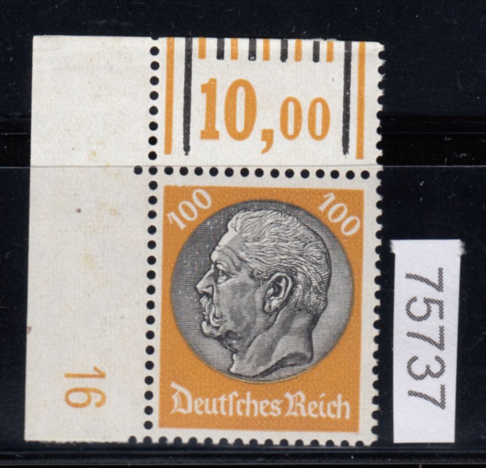 DR 1933, Mich.-No.: 528 ** Corner Edge