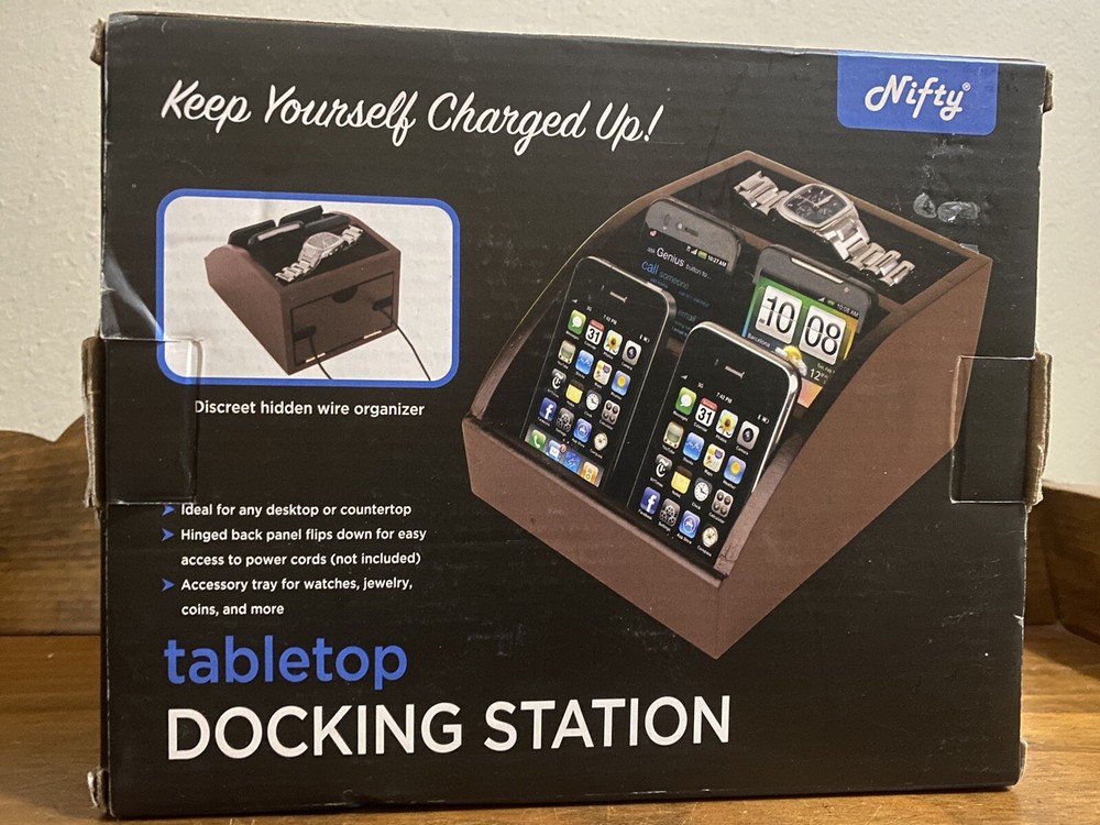 New Nifty Tabletop Docking Station Remote Caddy