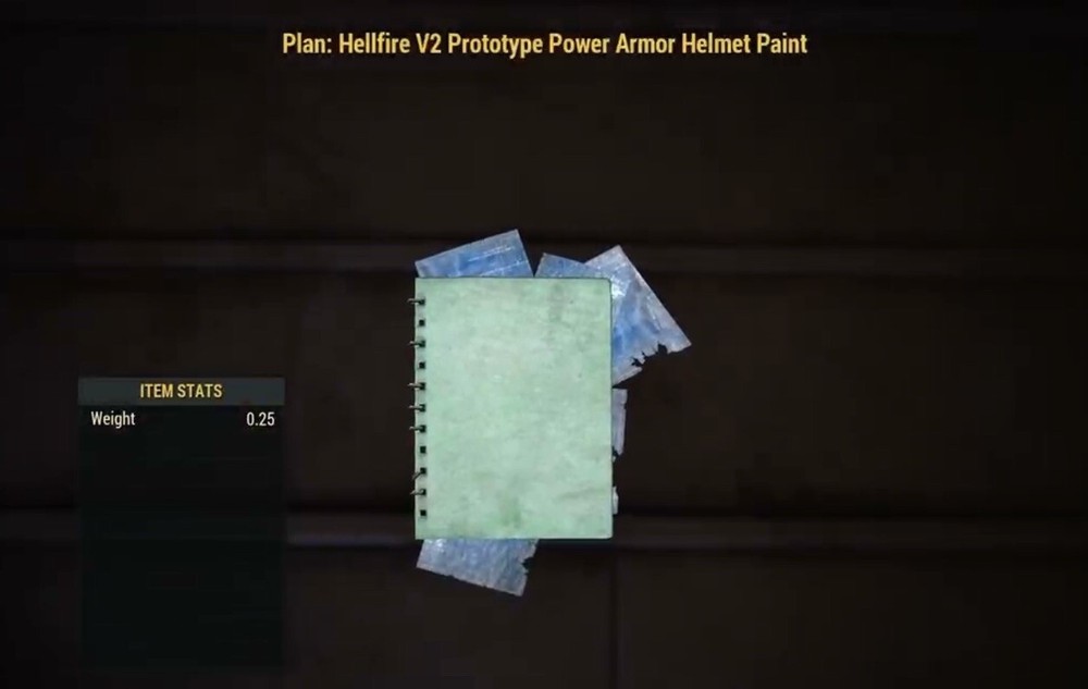 (Xbox) Hellfire V2 Prototype Power Armor Helmet Paint Plan
