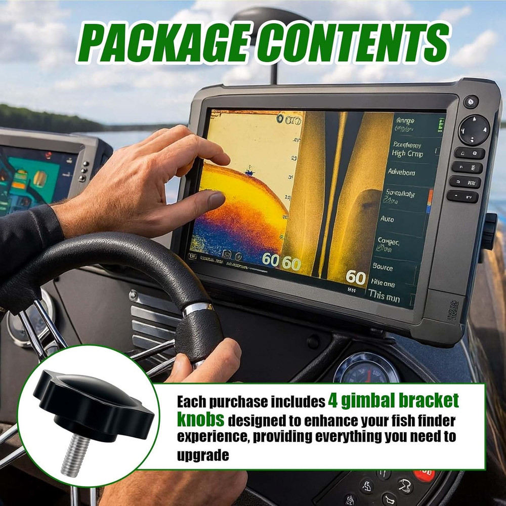 000-10467-001 Gimbal Bracket Knobs Compatible with Lowrance