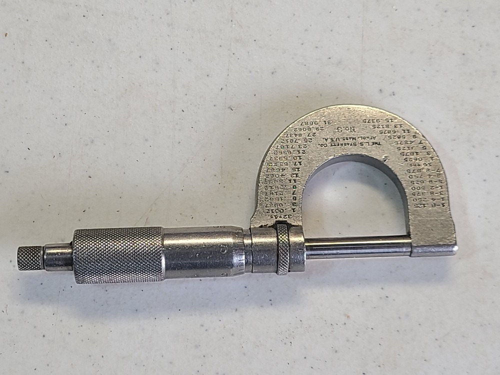 Starrett No 3 Micrometer